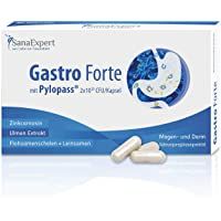 SanaExpert Gastro Forte con Pylopass- tratamiento intestinal con probióticos- bacterias bífidas- extracto de olmo…